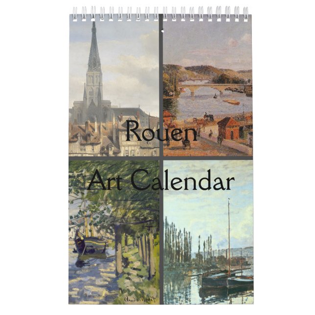 Rouen-Kunst-Kalender (11" x 7") Kalender (Titelbild)