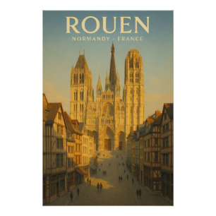 Rouen Normandie Frankreich 2026 Poster