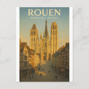 Rouen Normandie Frankreich 2026 Postkarte