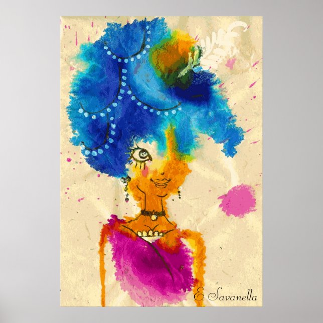 Rouge Girl Poster (Vorne)