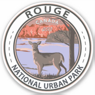 Rouge National Urban Park Kanada Reisen Vintag Aufkleber