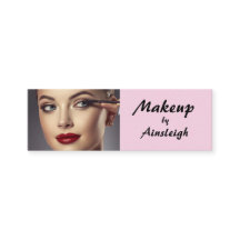 Rouge-Pink-Schwarze Schrift Foto-Make-up