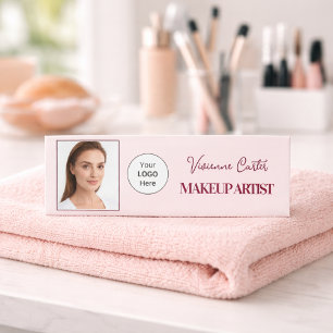 Rouge-Schrift-Logo Foto Make-up Namenschild