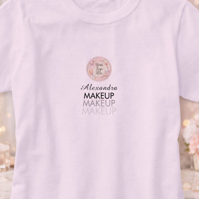 Rouge-Schrift-Logo-Makeup-Mitarbeiter T-Shirt (Von Creator hochgeladen)