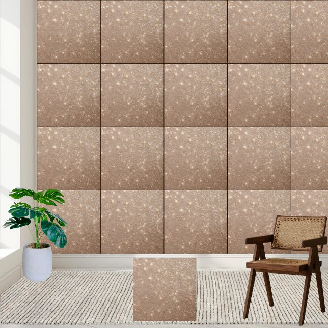 Rough Beige Glitzer Keramik Tile Fliese (Rough Beige Glitter Ceramic Tile)