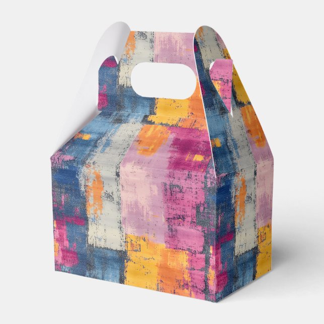 Rough Brushstroke Print Fevor Boxes Geschenkschachtel (Vorderseite)