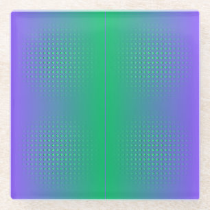Rough Chrome Gradient Glasuntersetzer