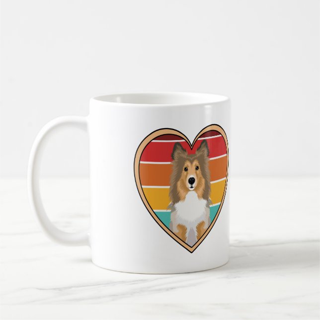 Rough Coat Collie Kaffeetasse (Links)