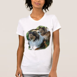 Rough Collie Art Gaben T-Shirt