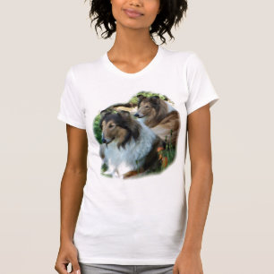 Rough Collie Art Gaben T-Shirt