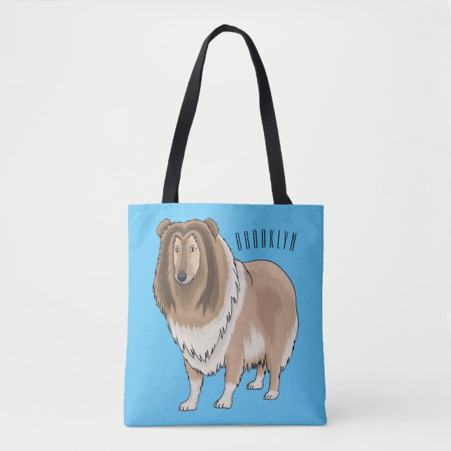 Rough Collie Cartoon Illustration (Vorderseite)