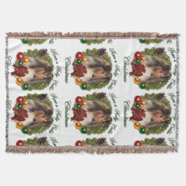 Rough Collie Christmas Decke