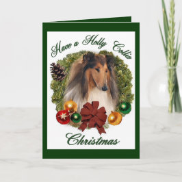 Rough Collie Christmas Geschenke Feiertagskarte