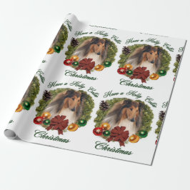 Rough Collie Christmas Geschenkpapier