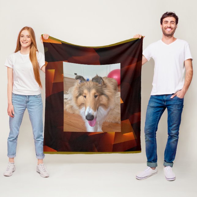 Rough Collie Dog Fleecedecke (Beispiel)