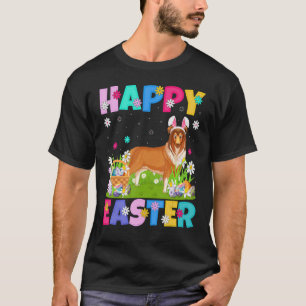 Rough Collie Dog Happy Oaster Rough Collie Ostery T-Shirt