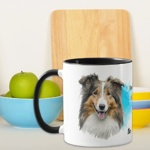 Rough Collie Dog Loyal Friend Tasse