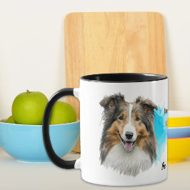 Rough Collie Dog Loyal Friend Tasse
