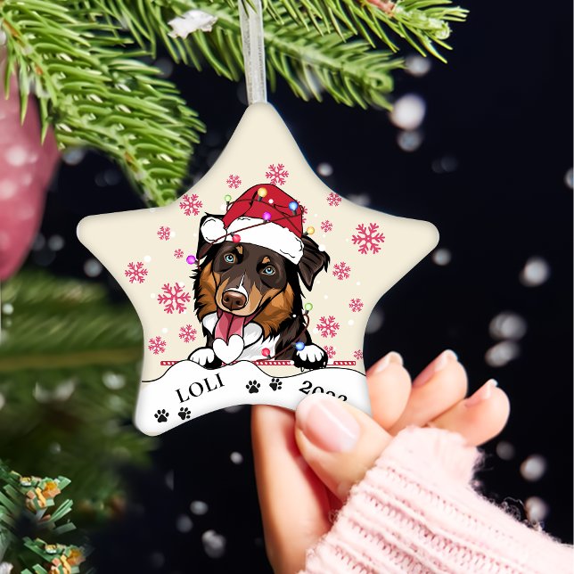 Rough Collie Dog Personalisiert Zeichnend Hand Keramik Ornament (Von Creator hochgeladen)