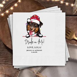 Rough Collie Dog Personalisierte Getränke Serviette