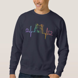 Rough Collie Heartbeat Sweatshirt
