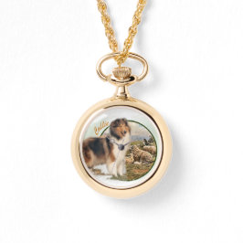 Rough Collie Keeper vom Schafe Armbanduhr