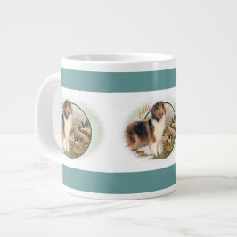 Rough Collie Keeper vom Schafe Jumbo-Tasse