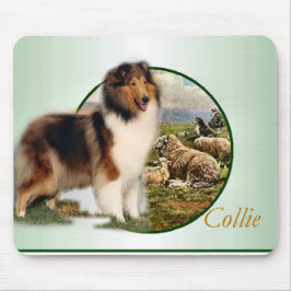 Rough Collie Keeper vom Schafe Mousepad