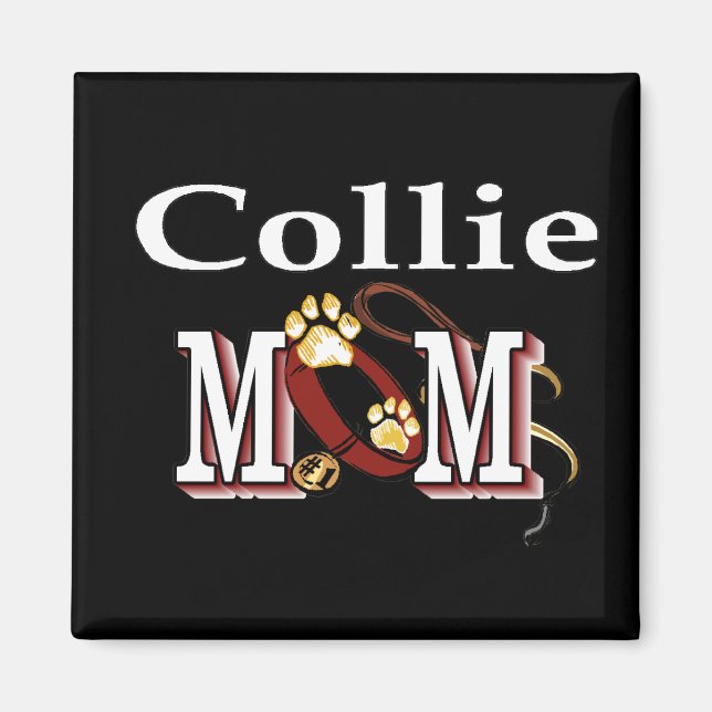 Rough Collie Mama Geschenke Magnet (Vorne)