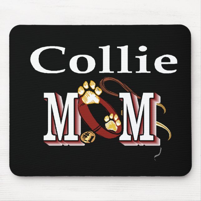 Rough Collie Mama Geschenke Mousepad (Vorne)