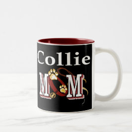 Rough Collie Mama Geschenke Zweifarbige Tasse