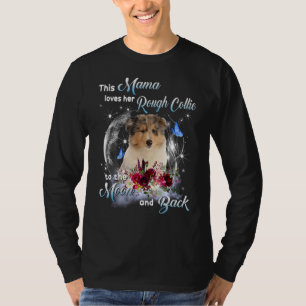 Rough Collie Mama Hund Mama Glücklicher Muttertag T-Shirt