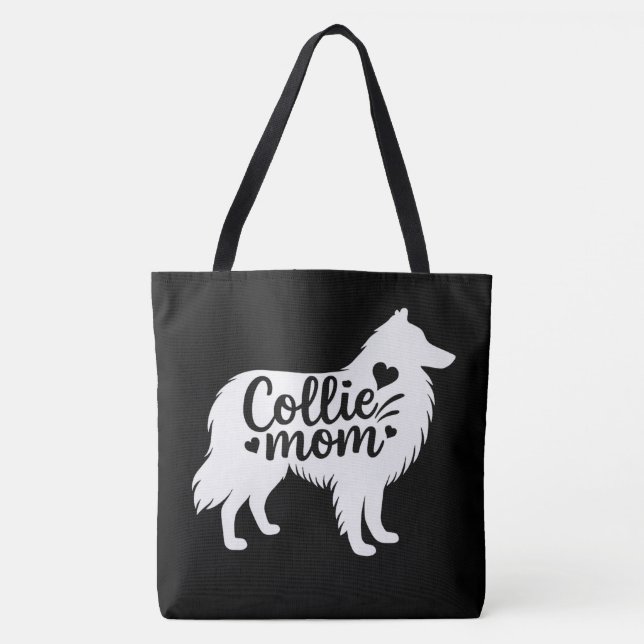 Rough Collie Mama Tote Bag (Vorderseite)