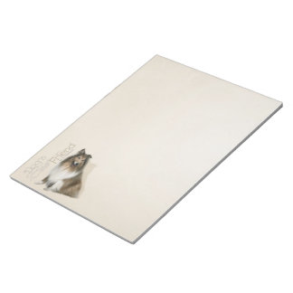Rough Collie Notepad Notizblock