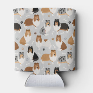 Rough Collie Paws and Bones Can Cooler Dosenkühler