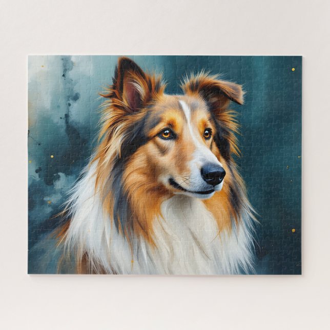 Rough Collie Portraits Puzzle (Horizontal)