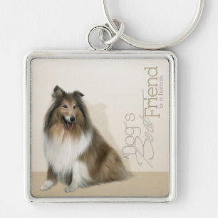 Rough Collie Schlüsselanhänger