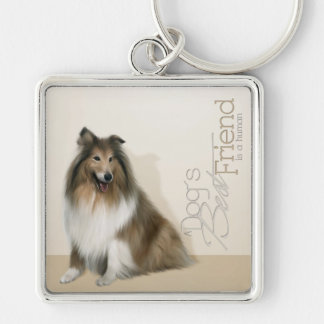 Rough Collie Schlüsselanhänger