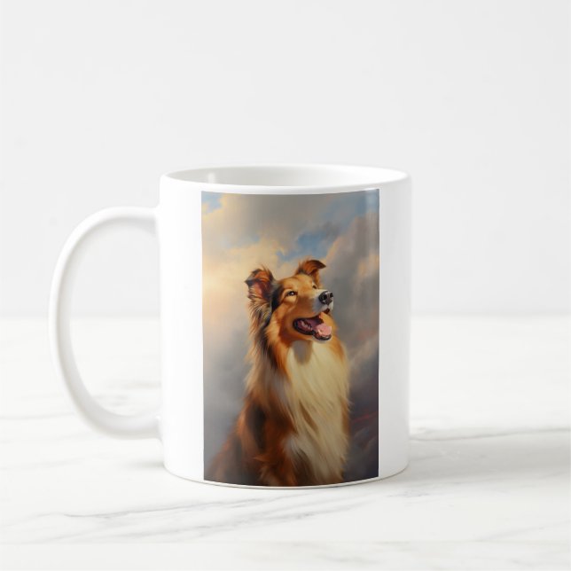 Rough collie / Scottish collie Kaffeetasse (Links)