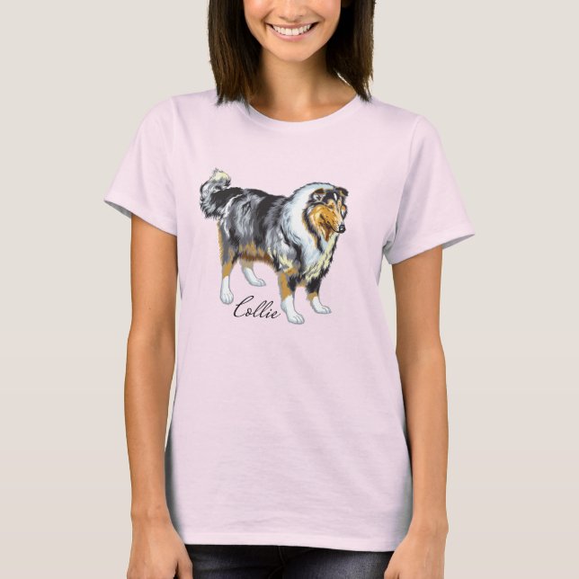 Rough Collie T-Shirt (Vorderseite)