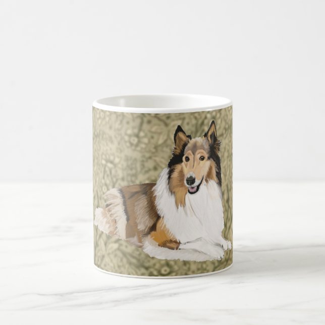 Rough Collie Tasse (Mittel)