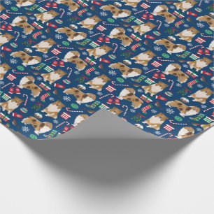 Rough Collie Weihnachtsverpackung Geschenkpapier