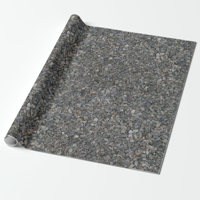 Rough Course Rocky Gravel Geschenkpapier (Ungerollt)