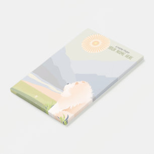 ROUGH CREAM CHOW Sticky Notes Post-it Klebezettel