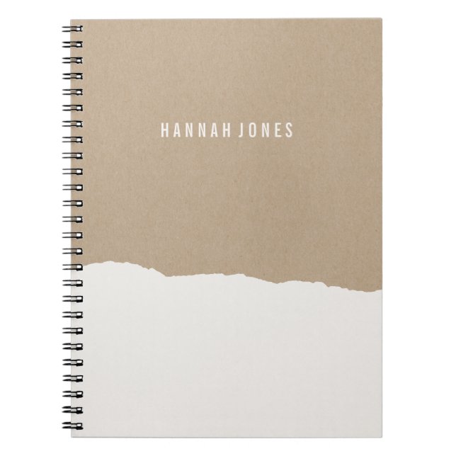 Rough Edge Journal - White Notizblock (Vorderseite)