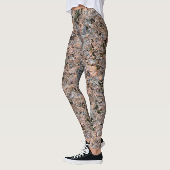 Rough Geology Neutral Rock Texture Foto Leggings (Links)