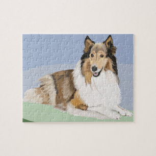 Rough, Long Hair Collie Puzzle