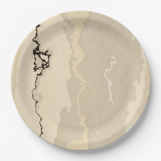 Rough Marble Pappteller (Vorderseite)