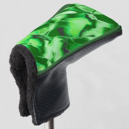 Rough metallic green dunes zeichnend golf headcover