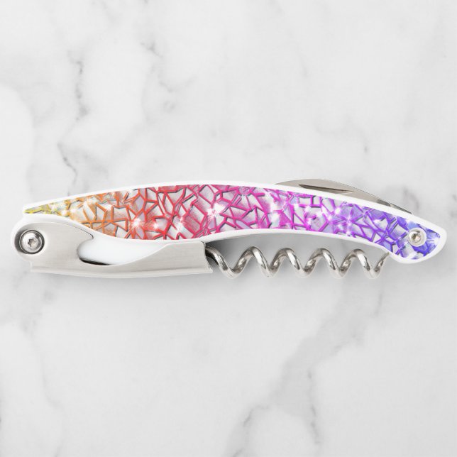 Rough mosaic orange to red and lilac, and funkel kellnermesser (Vorderseite)